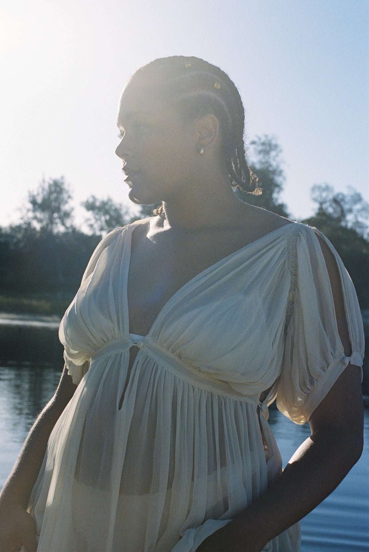 Chloe Silk Chiffon Dress