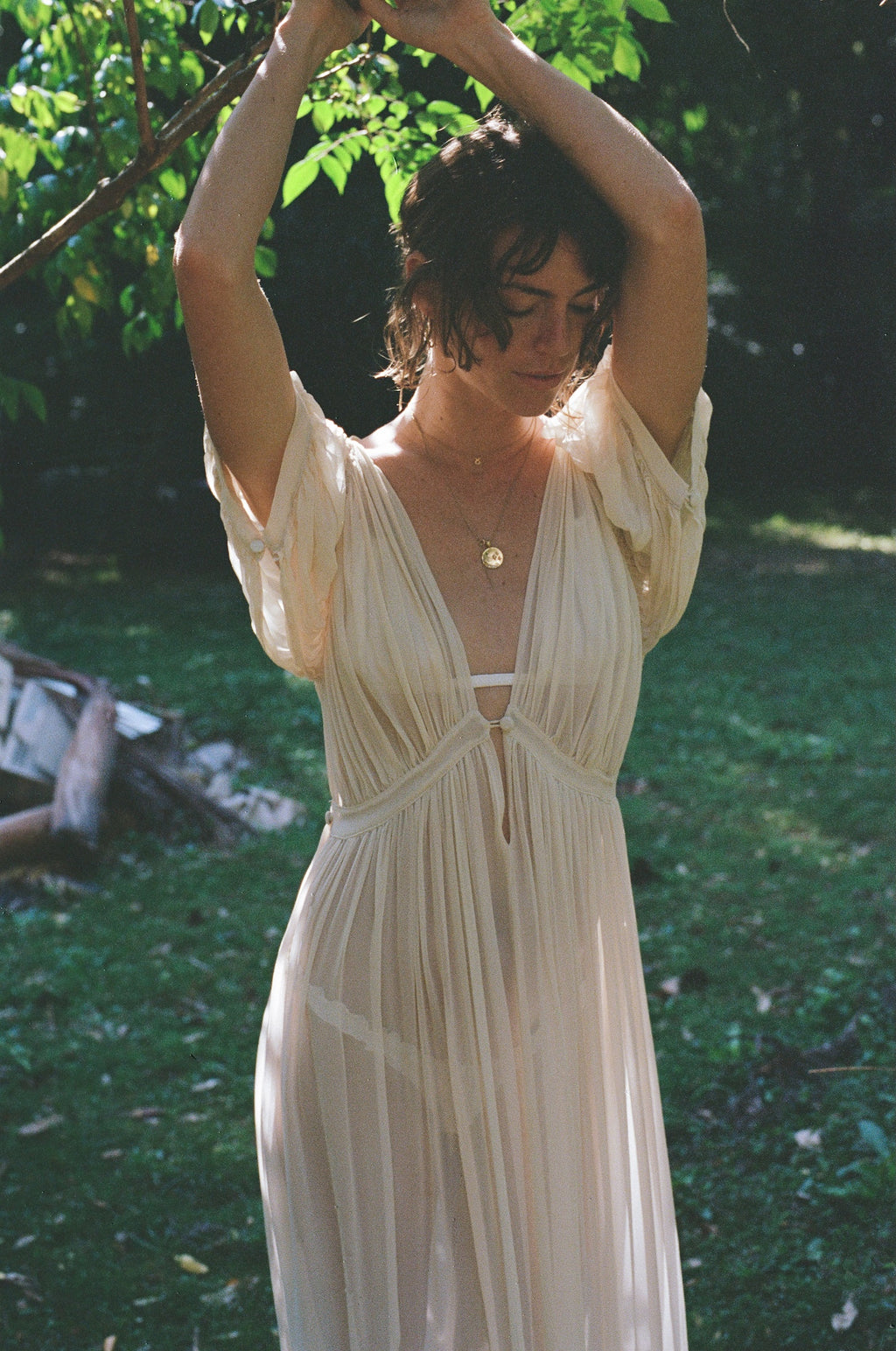Chloe Silk Chiffon Dress