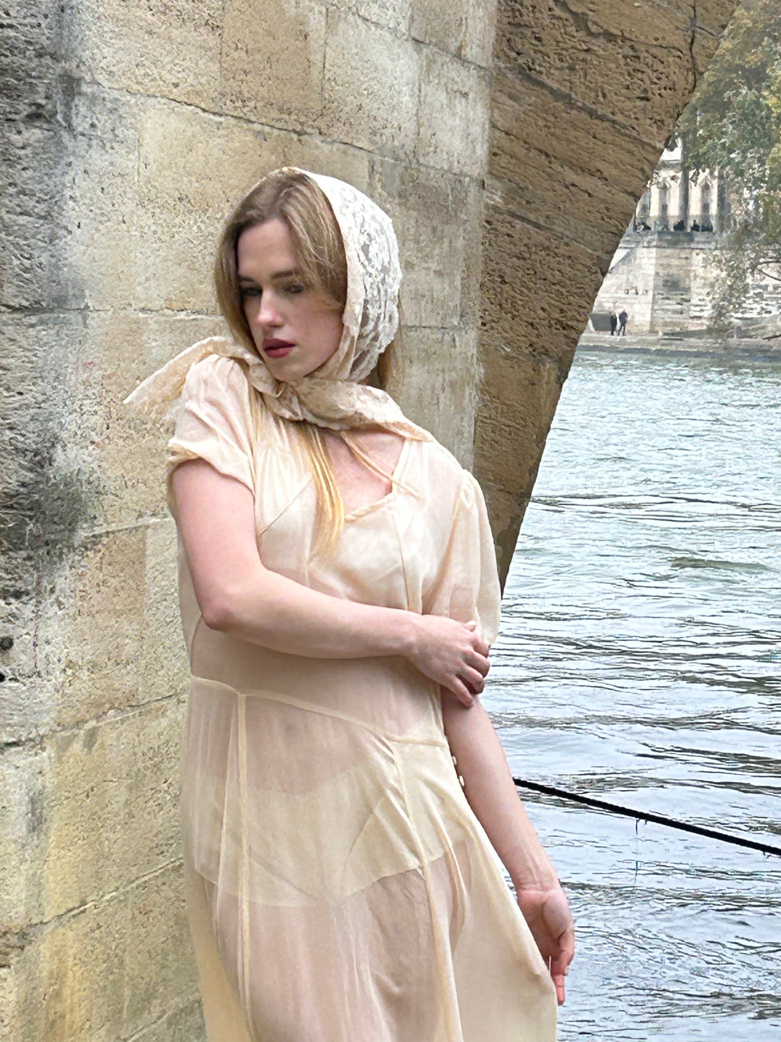Fern Silk Chiffon Maxi Dress