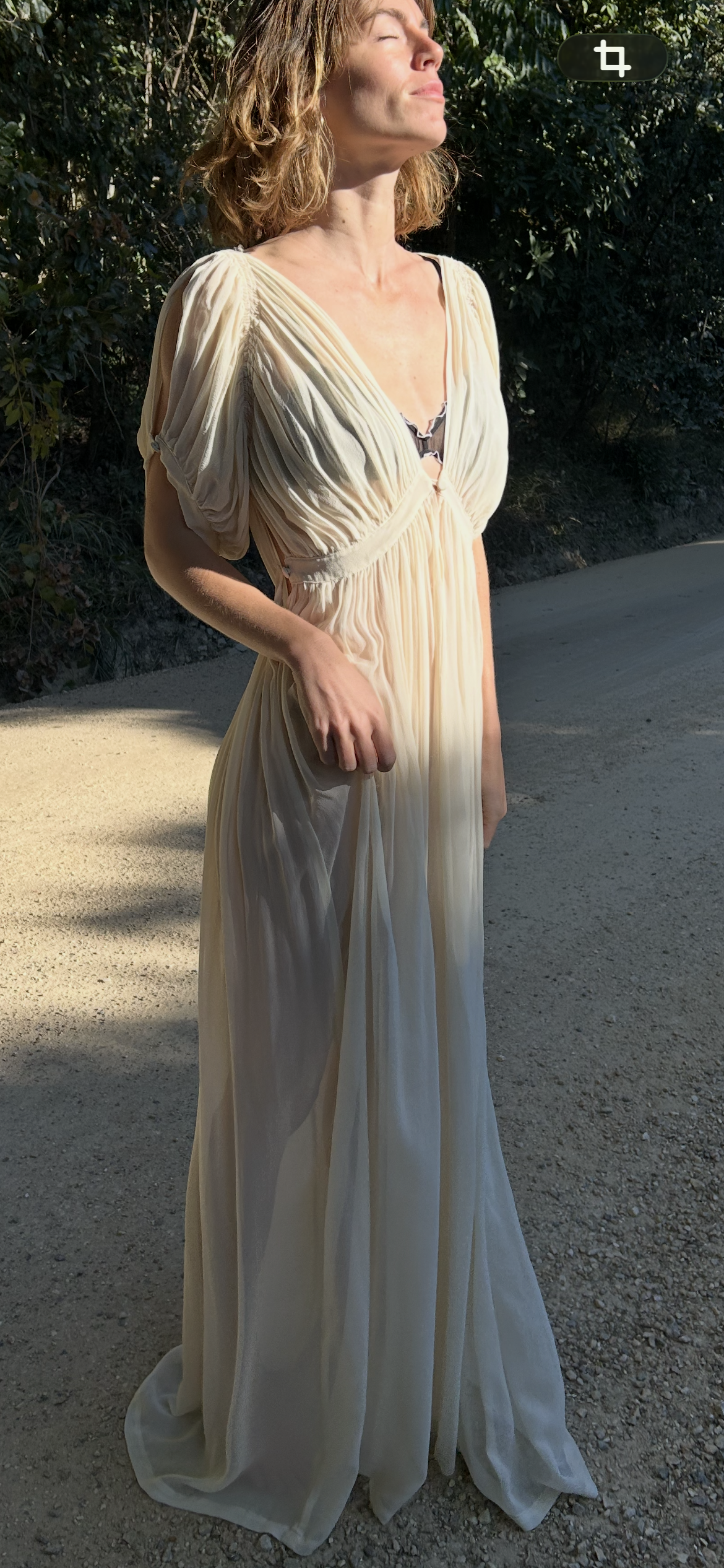 Chloe Silk Chiffon Dress