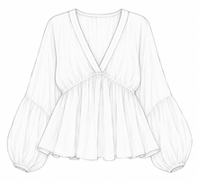 Jade Cotton Ramie Top