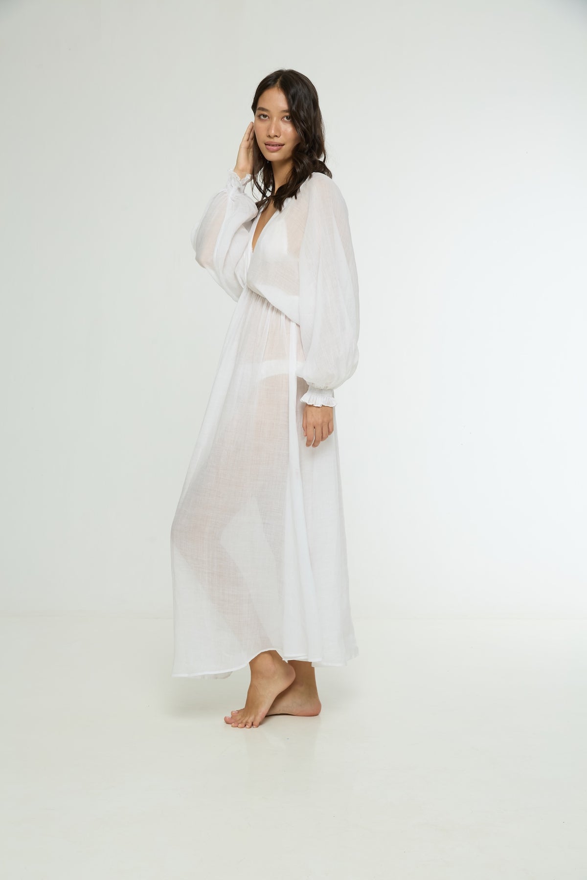 Harp Cotton Ramie Max Dress