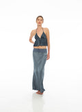 Claudia Bias Cut Silk Skirt