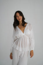 Jade Cotton Ramie Top