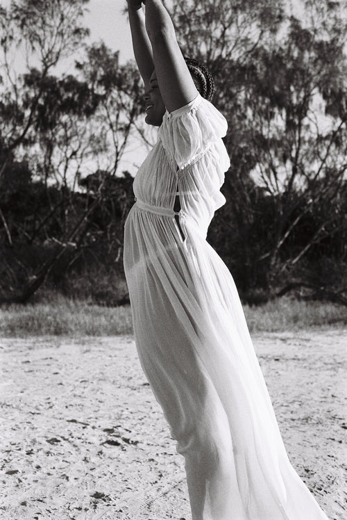 Chloe Silk Chiffon Dress