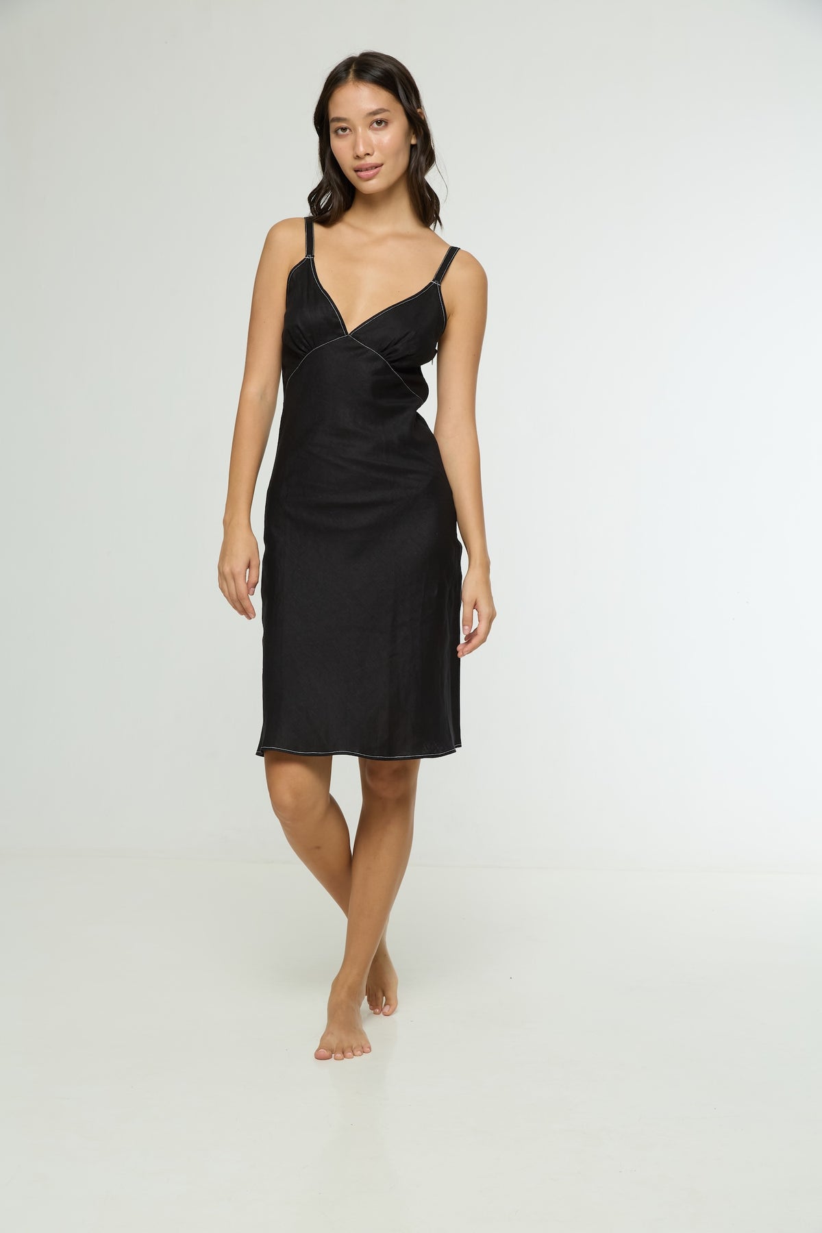 Marcia Linen Cotton Dress