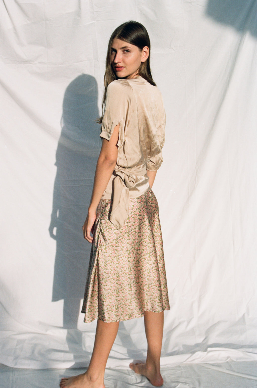 Hera Silk Satin Top
