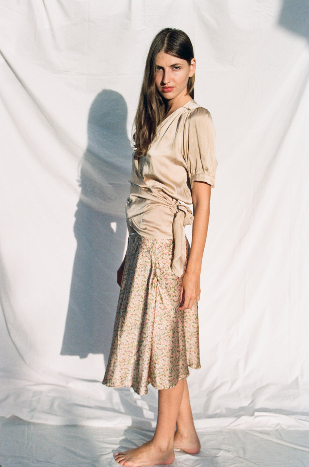 Hera Silk Satin Top