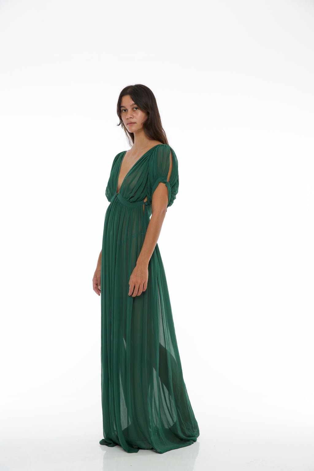 Chloe Silk Chiffon Dress