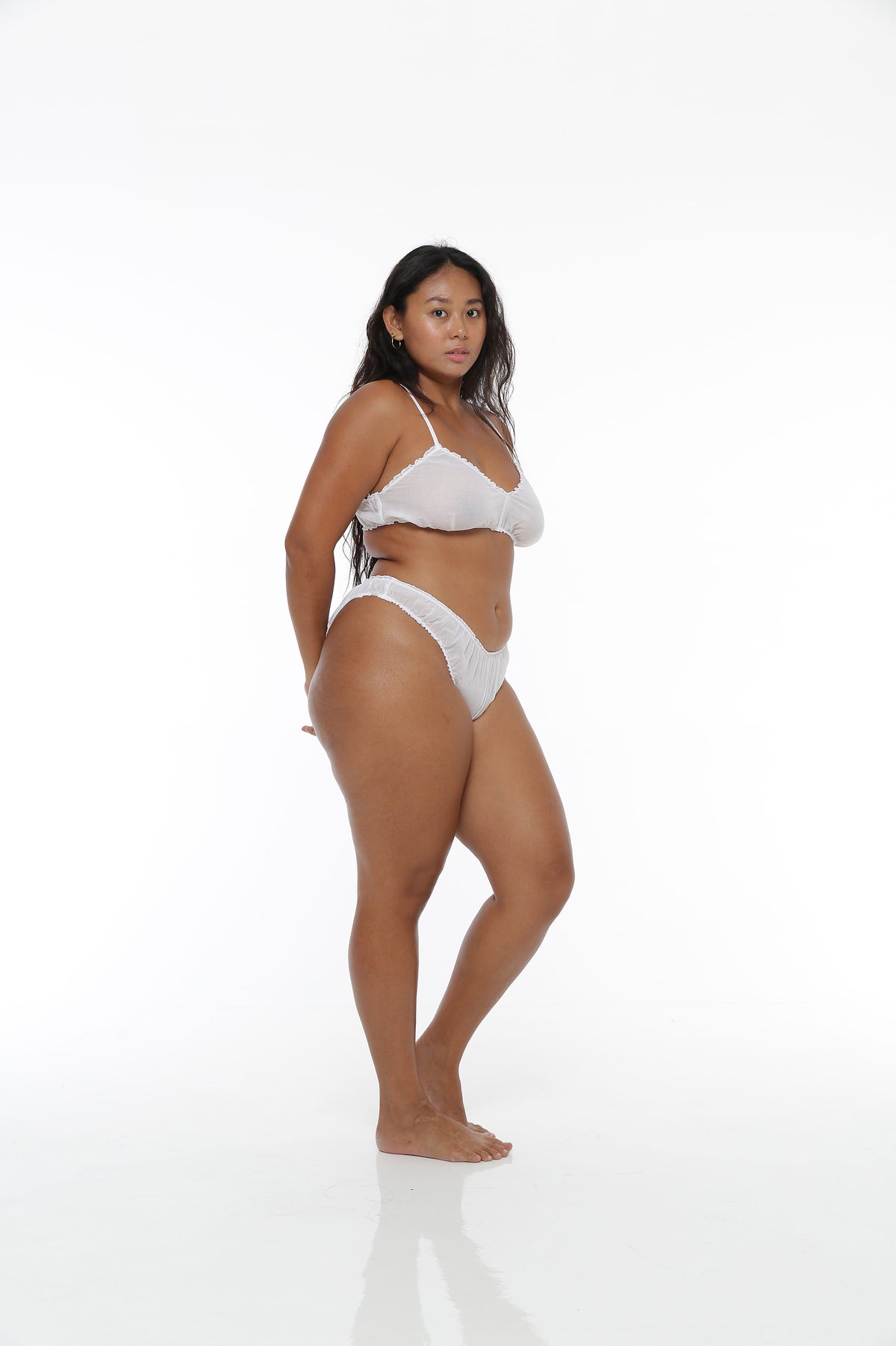 Lotus Silk Frill Brief